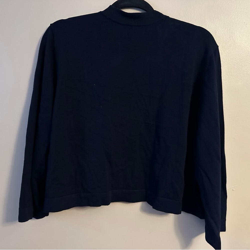 Talbots Women's Black Shrug - Picture 2 of 4